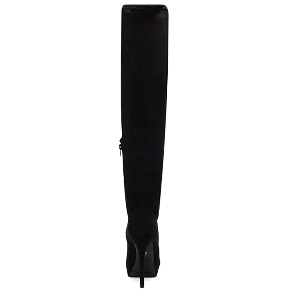 New w/Box Thalia Sodi Clarissa Black Faux Suede Over the Knee Boot Sizes 8.5, 10 - Picture 3 of 6
